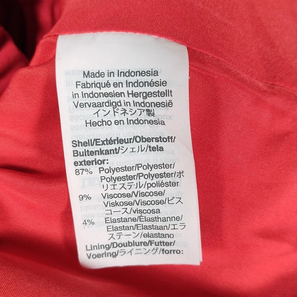 J. Crew Sidewalk paperbag bright red mini‎ skirt 4